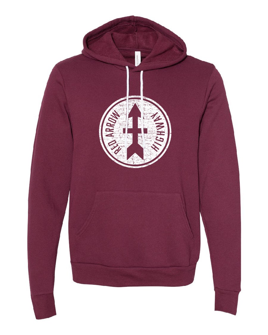 Red arrow hoodie online